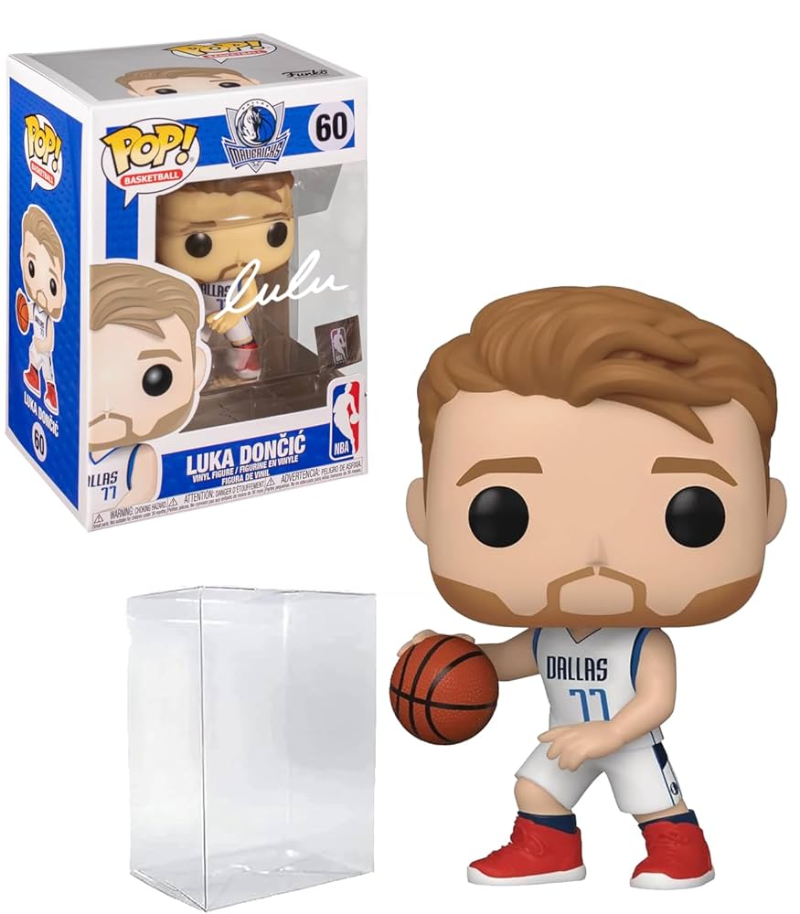 Luka Doncic funko pop PSAサイン入り Luka Doncic #60 Facsimile Signed Reprint Laser Autographed
